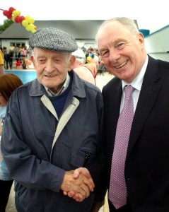 Andrew Walsh 91 years old welcomes Minister Michael Ring TD