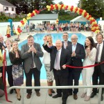 Celebrations at Opening of Heated Pool in 2017